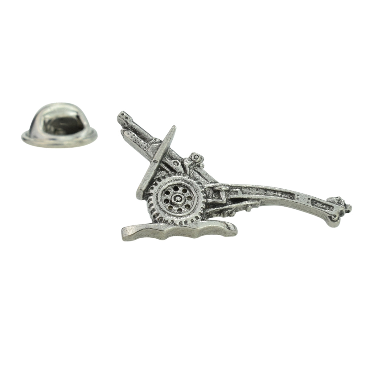 Military 25lb Gun English Pewter Lapel Pin Badge