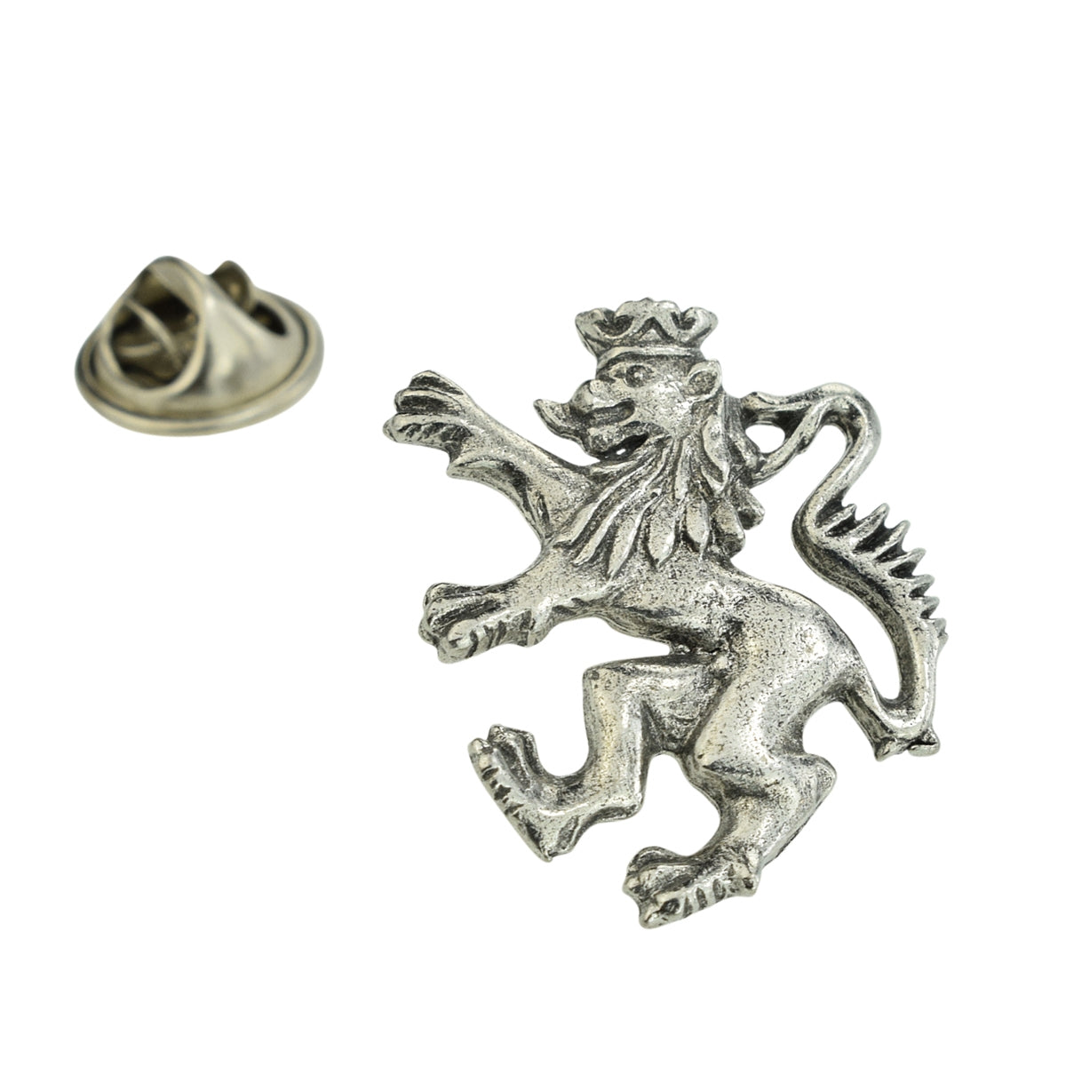 Heraldic Lion Lapel Pin Badge