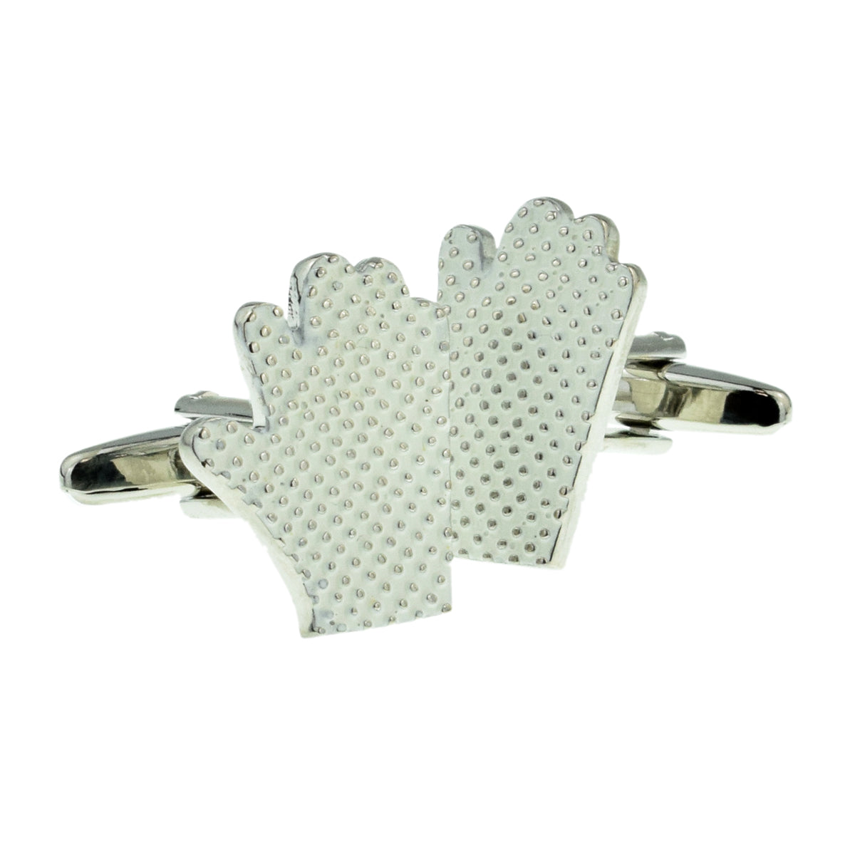 White Studded Gloves dancers Cufflinks | Ashton and Finch