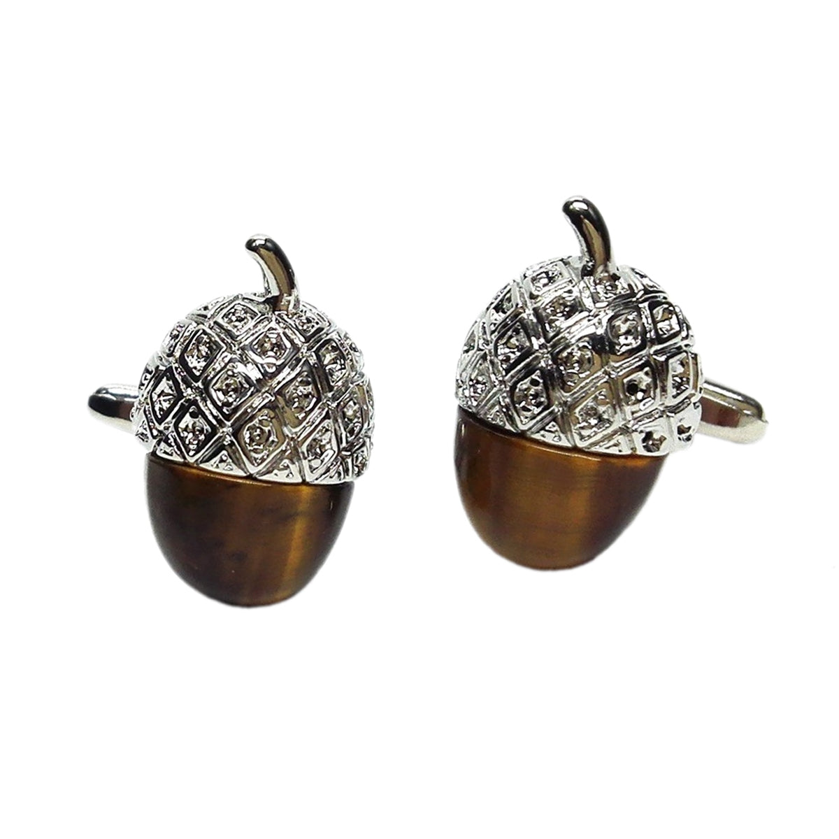 Acrylic Acorn Oak Tree Cufflinks | Ashton and Finch