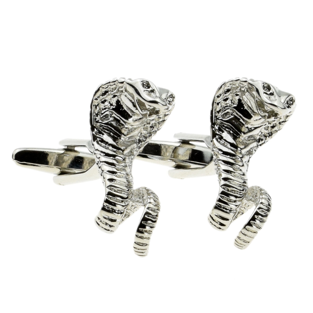 Striking Cobra Snake Cufflinks | Ashton and Finch