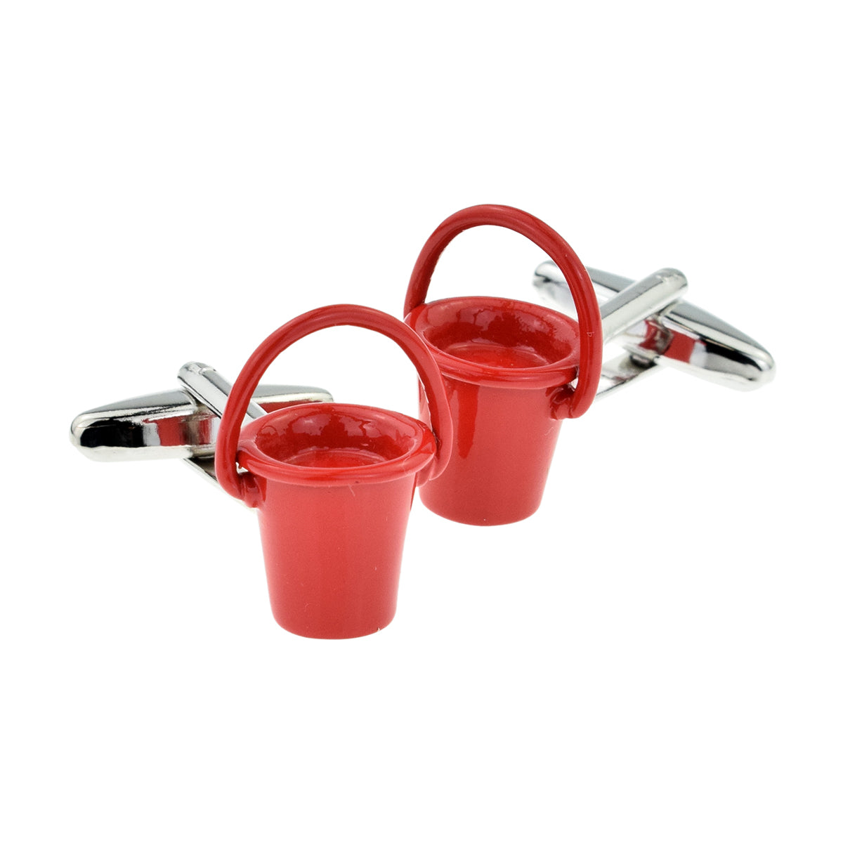Red Buckets Firefighter Firemans Fire Fighter Cufflinks | Ashton and Finch