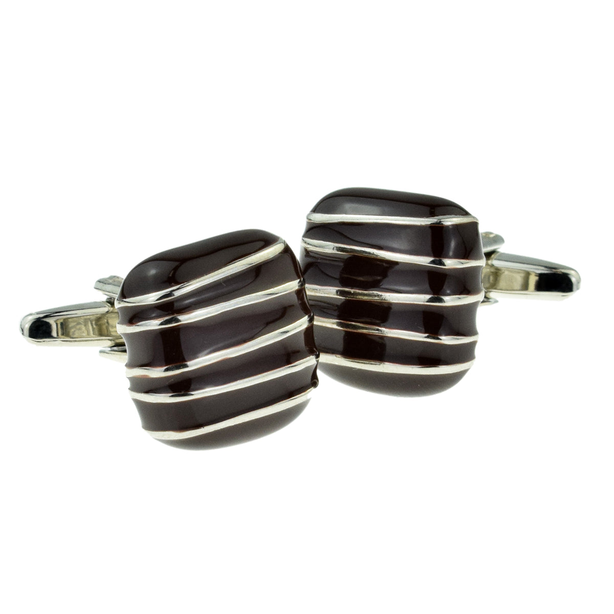 Piece of Iced Chocolate Cufflinks | Ashton and Finch