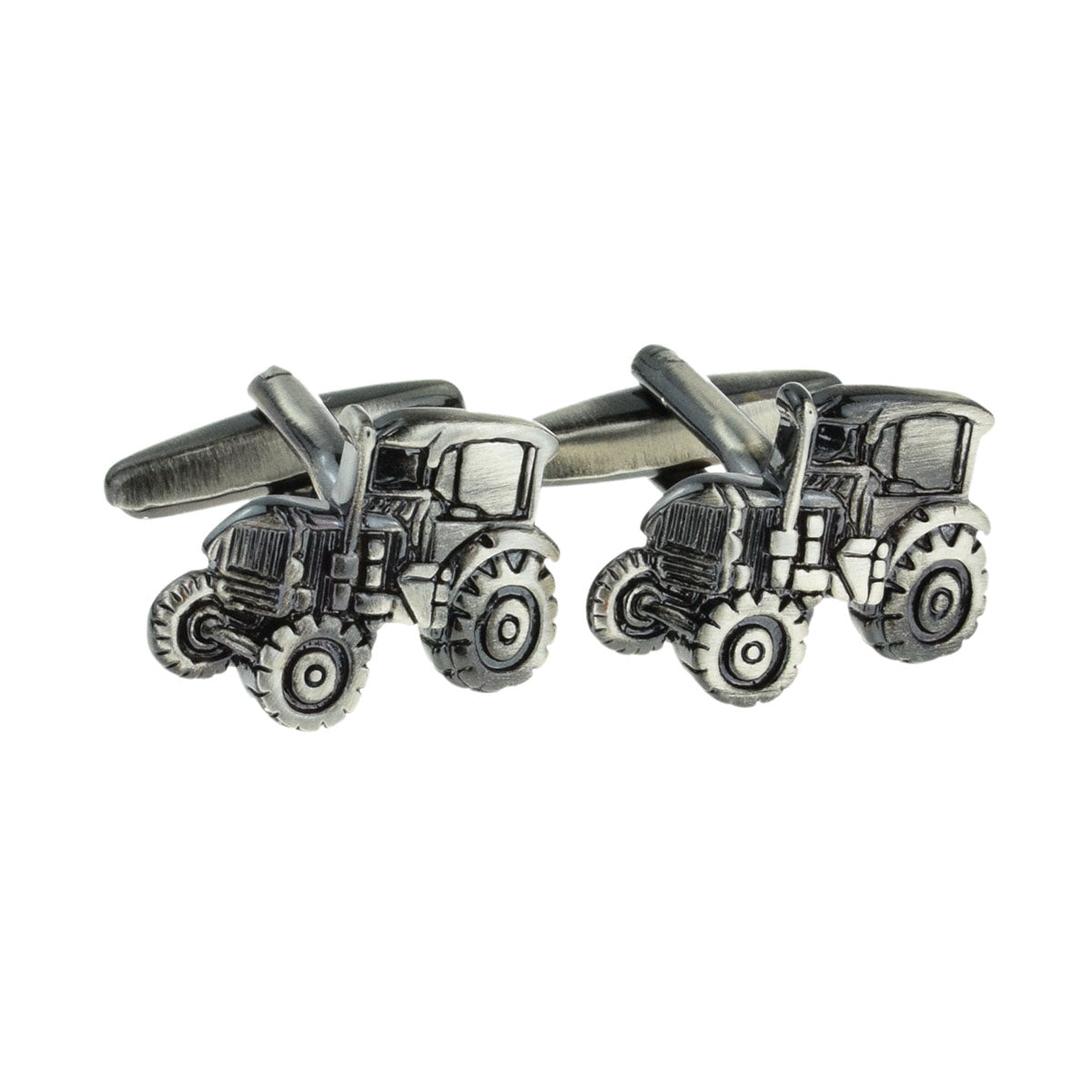 Gunmetal Farmers Tractors Cufflinks | Ashton and Finch