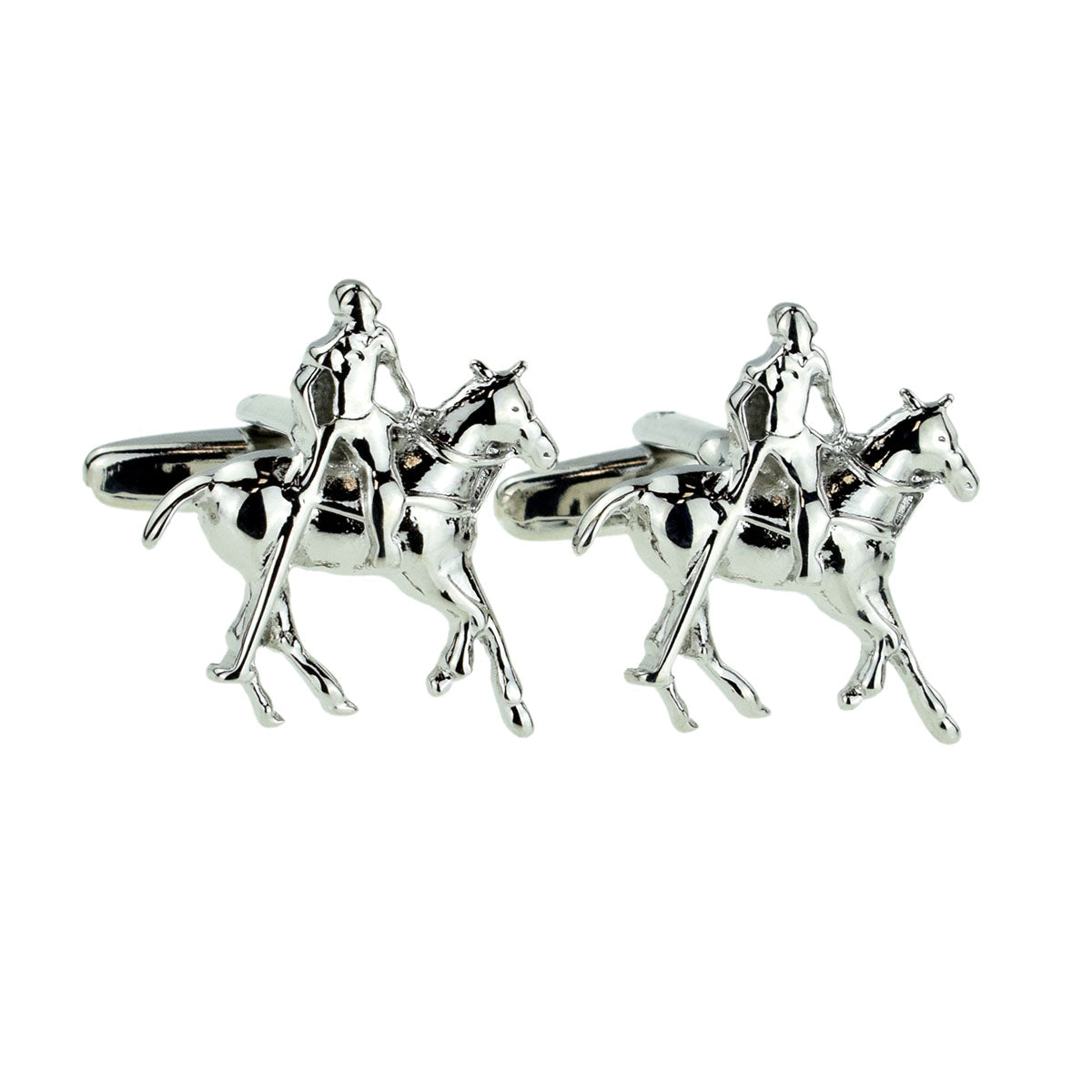 Horse Mounted Polo Player Equestrian Cufflinks | Ashton and Finch