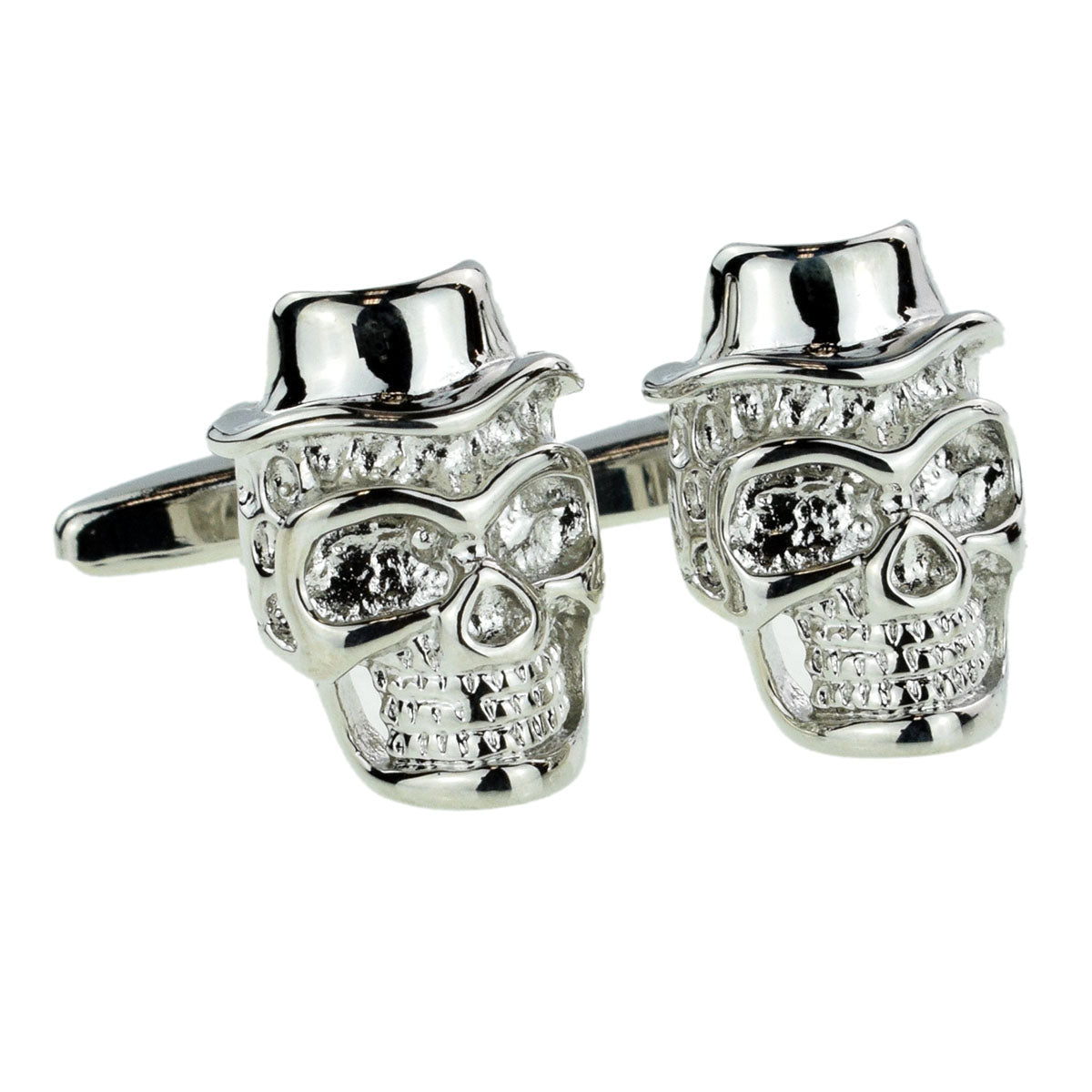 Skulls with Hat Cufflinks | Ashton and Finch