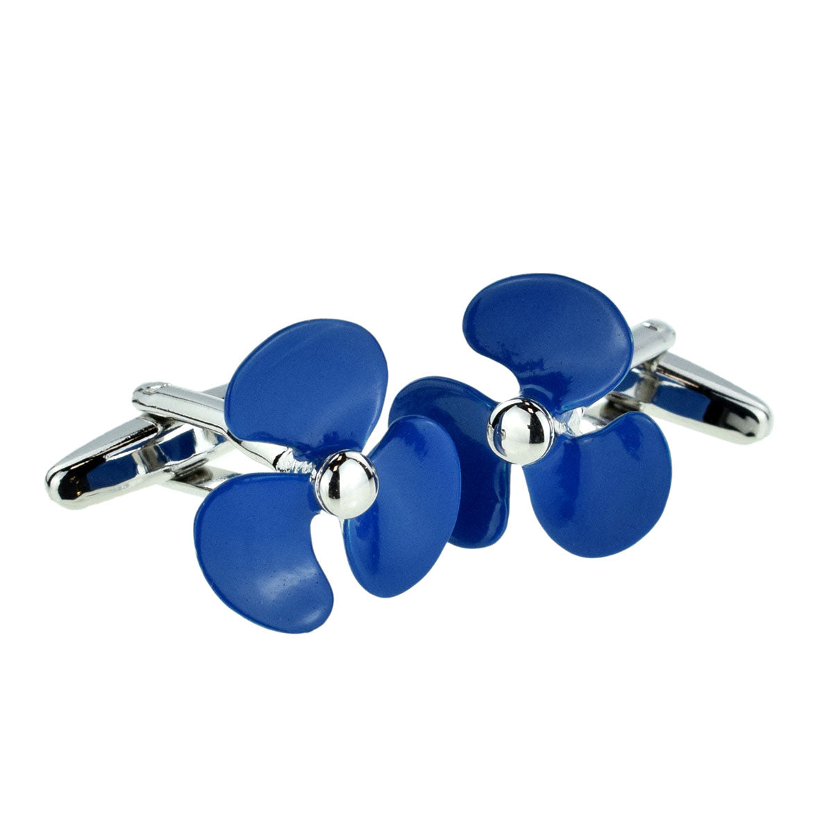 Blue Ships Propeller sailing Cufflinks | Ashton and Finch