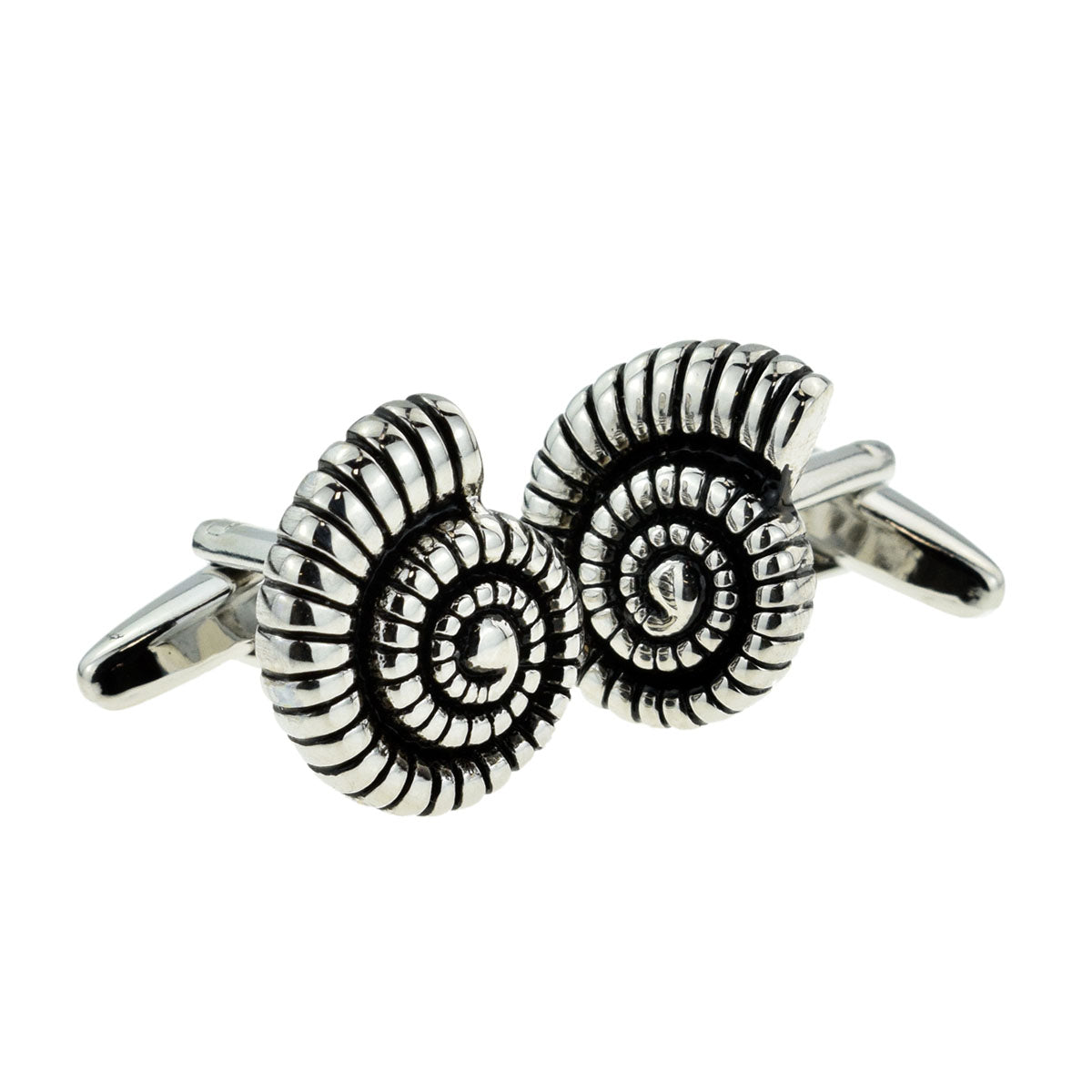 Ammonite Fossil Cufflinks | Ashton and Finch
