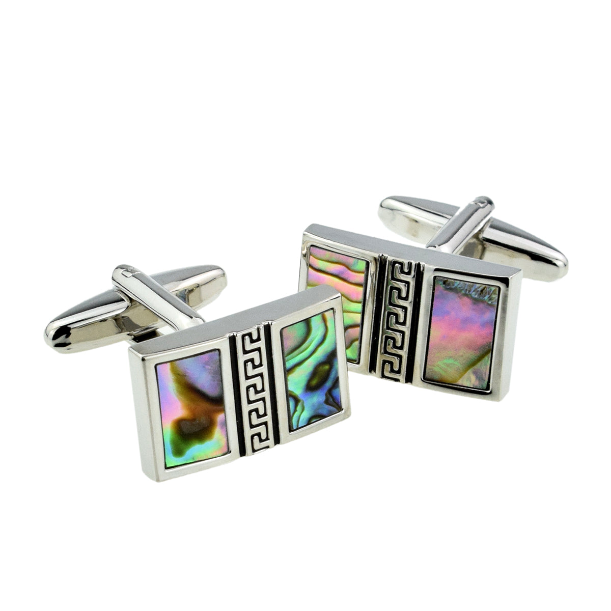 Abalone Shell Vertical Design Classic Cufflinks | Ashton and Finch
