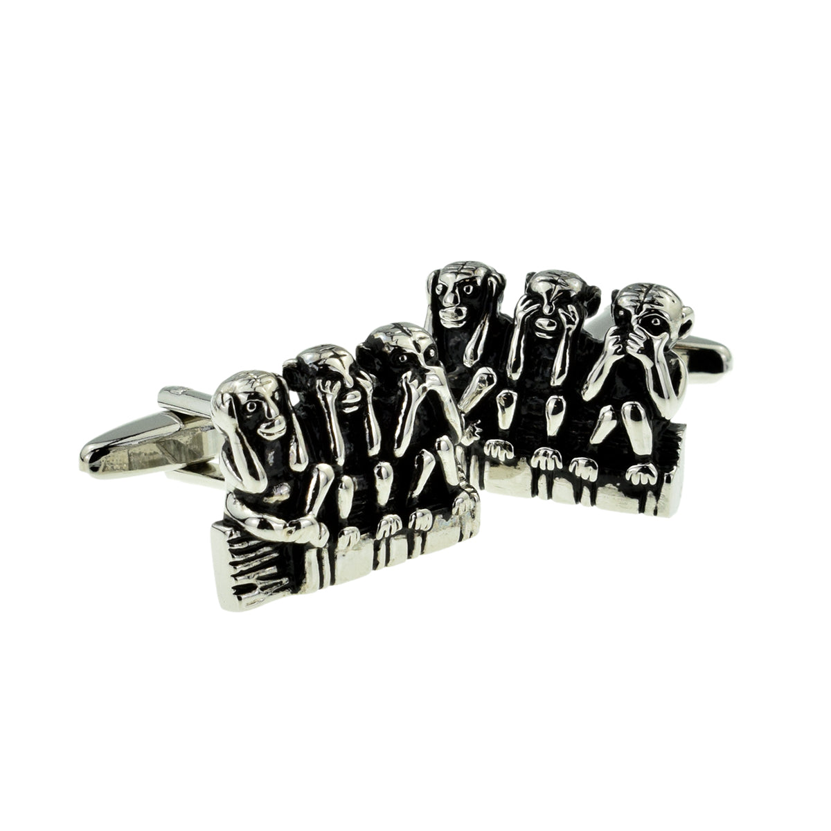 Three Wise Monkeys Cufflinks | Ashton and Finch