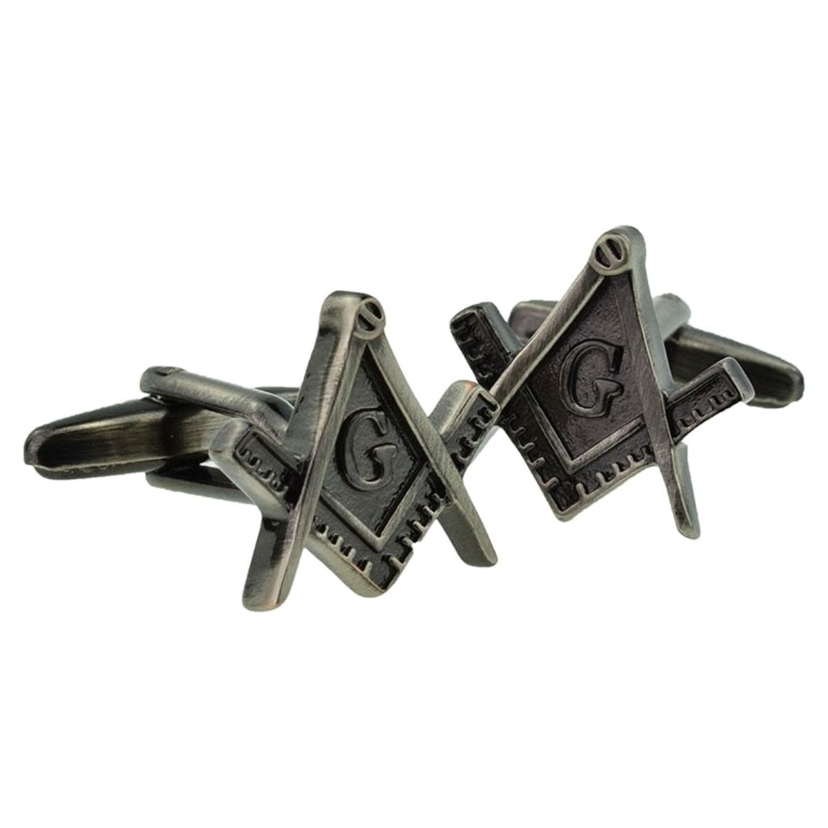 Antique Finish Masonic G Freemason Cufflinks | Ashton and Finch