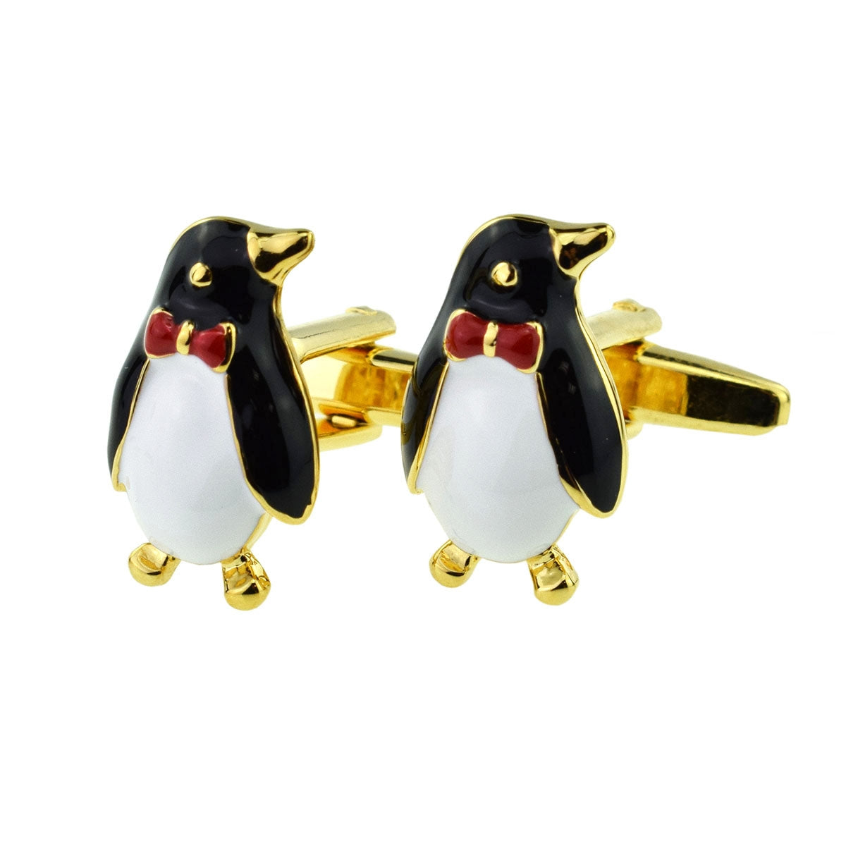 Gold Plated Penguin Cufflinks | Ashton and Finch