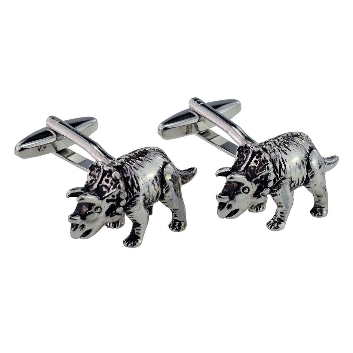 Triceratops Dinosaur Fossil Cufflinks | Ashton and Finch