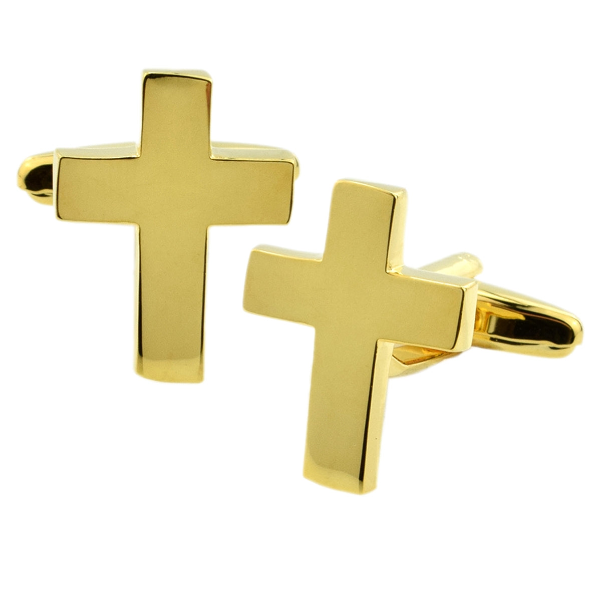 Gold Plated Christian Cross Cufflinks | Ashton and Finch