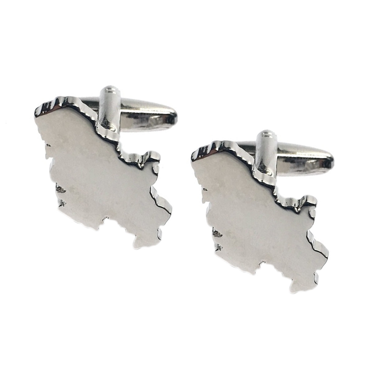 Serbia Outline Map Cufflinks | Ashton and Finch