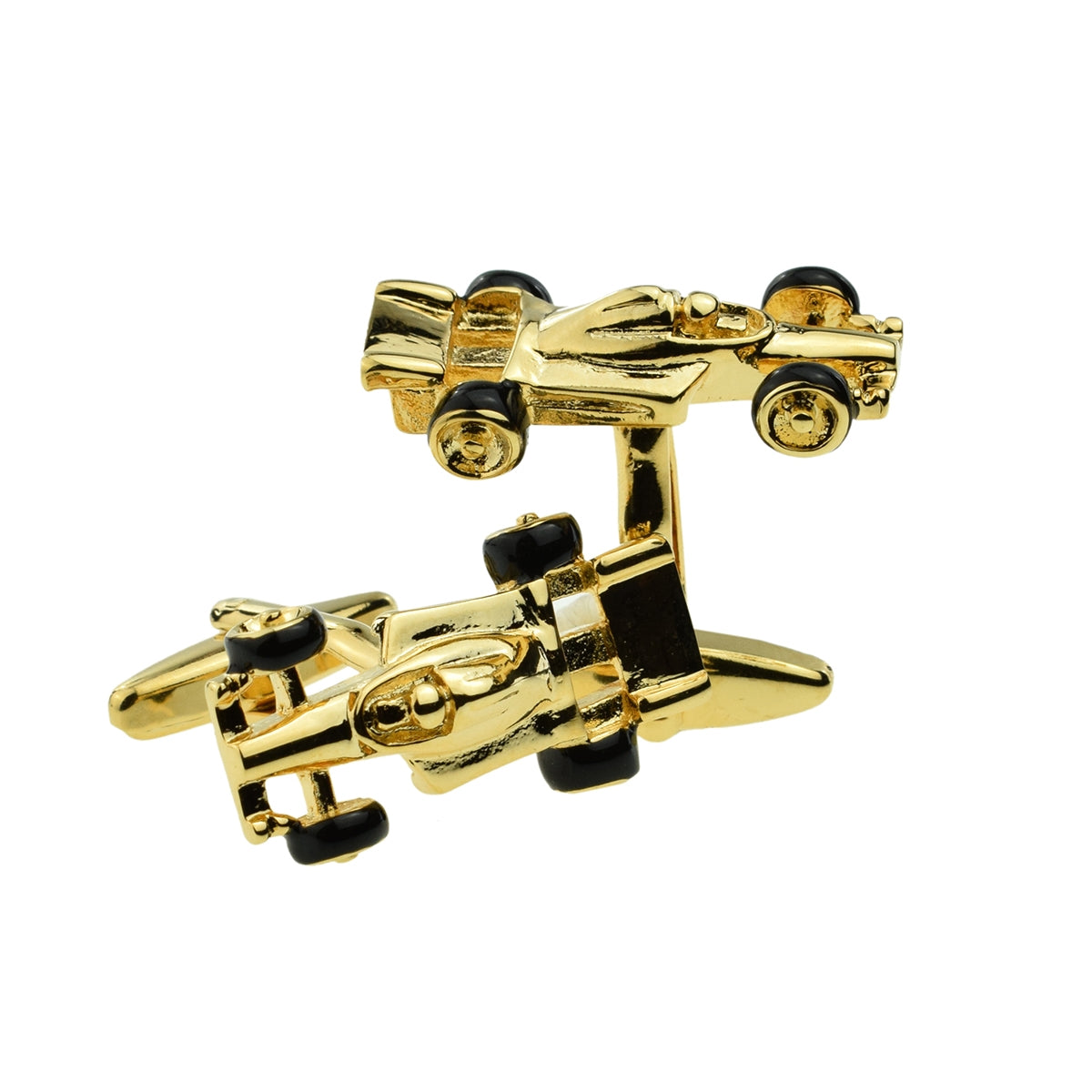 Gold Plated Racing Car Cufflinks | Ashton and Finch