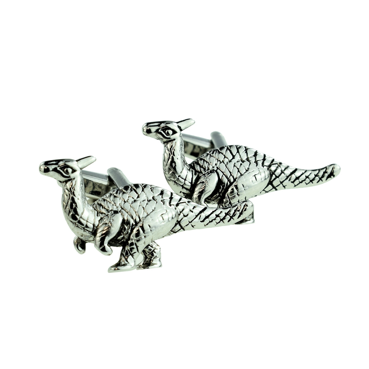 Parasaurolophus Dinosaur Design Cufflinks | Ashton and Finch