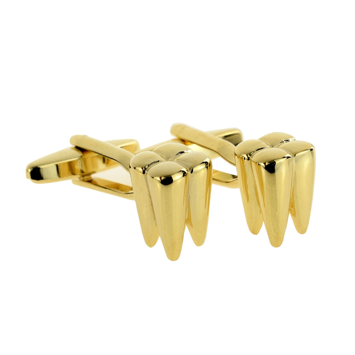 Gold Plated Extracted Tooth Design Cufflinks | Ashton and Finch