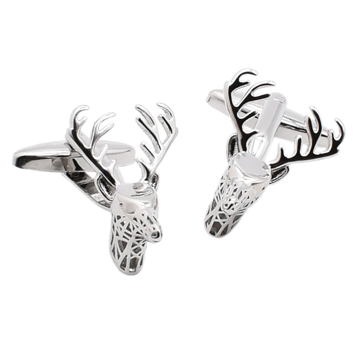 Geometric Stag Head Cufflinks | Ashton and Finch