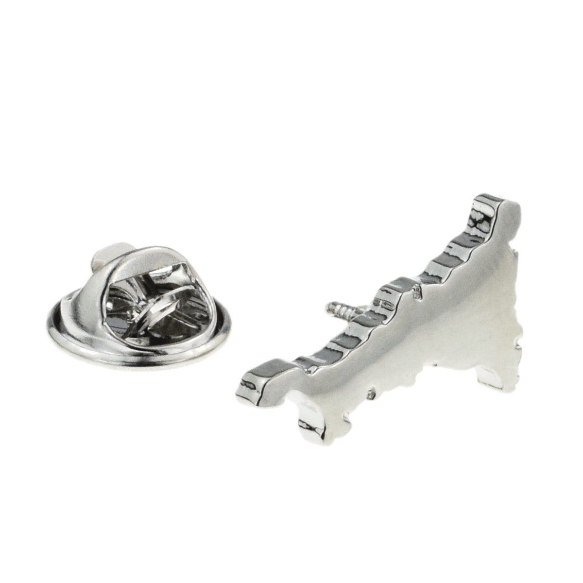 Cornwall Outline Map Lapel Pin Badge