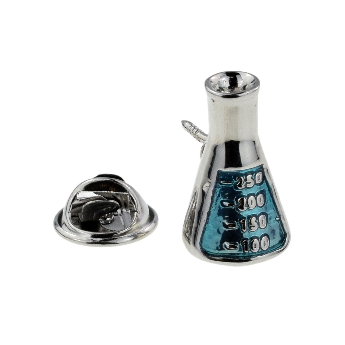 Chemists Mixing Flask Design Lapel Pin Badge