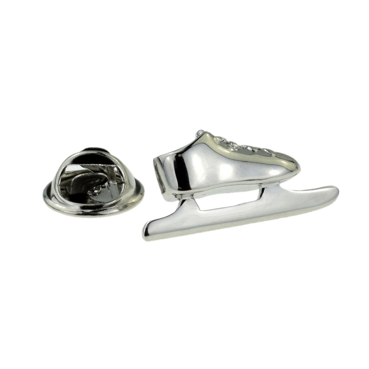 Ice Skating Boot Design Lapel Pin Badge