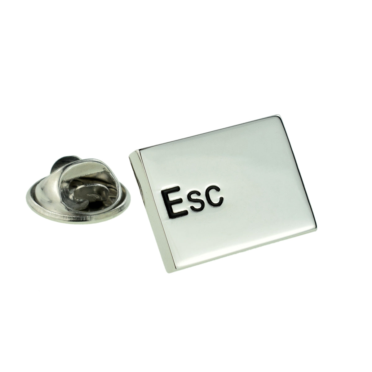 Computer Escape Esc Key Lapel Pin Badge