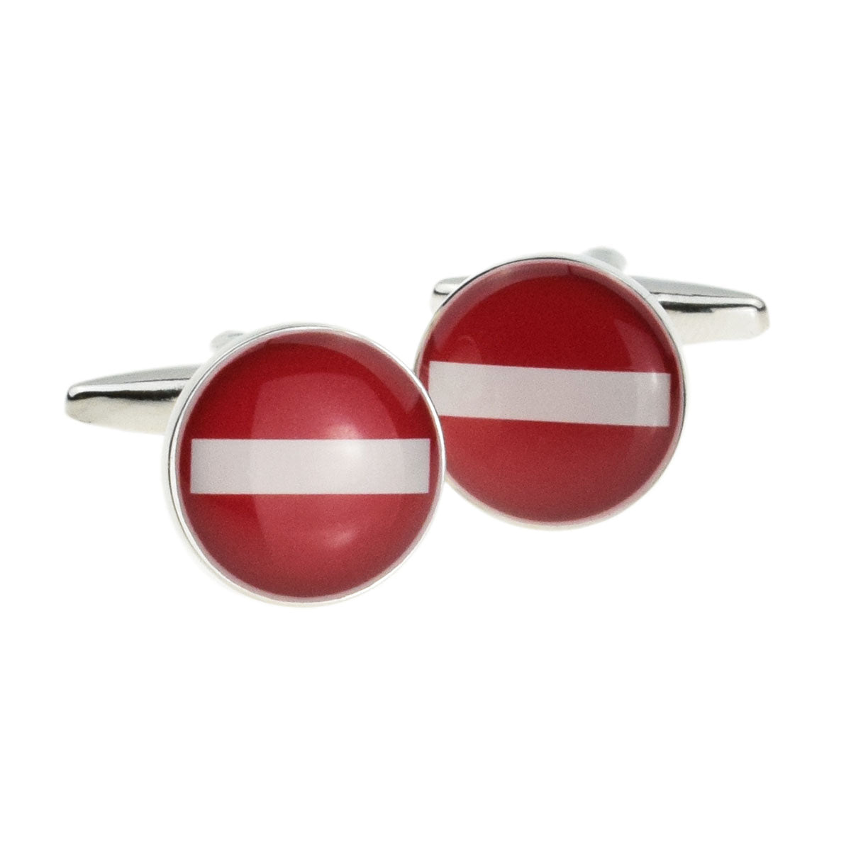 No Entry Sign Cufflinks | Ashton and Finch