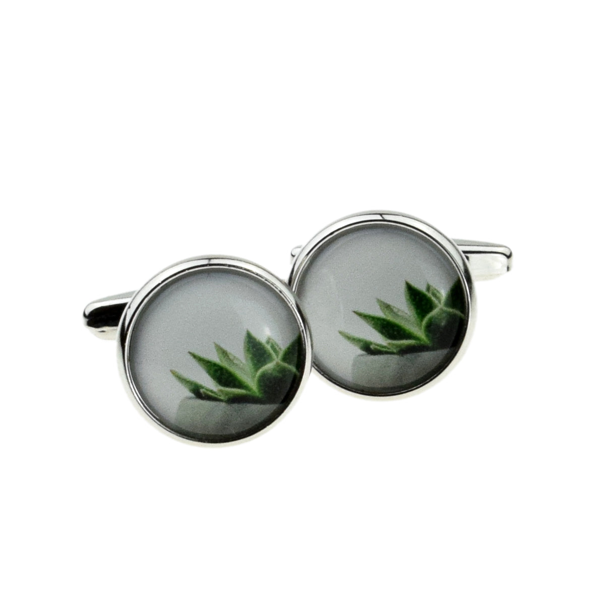 Cactus Image Design Cufflinks | Ashton and Finch