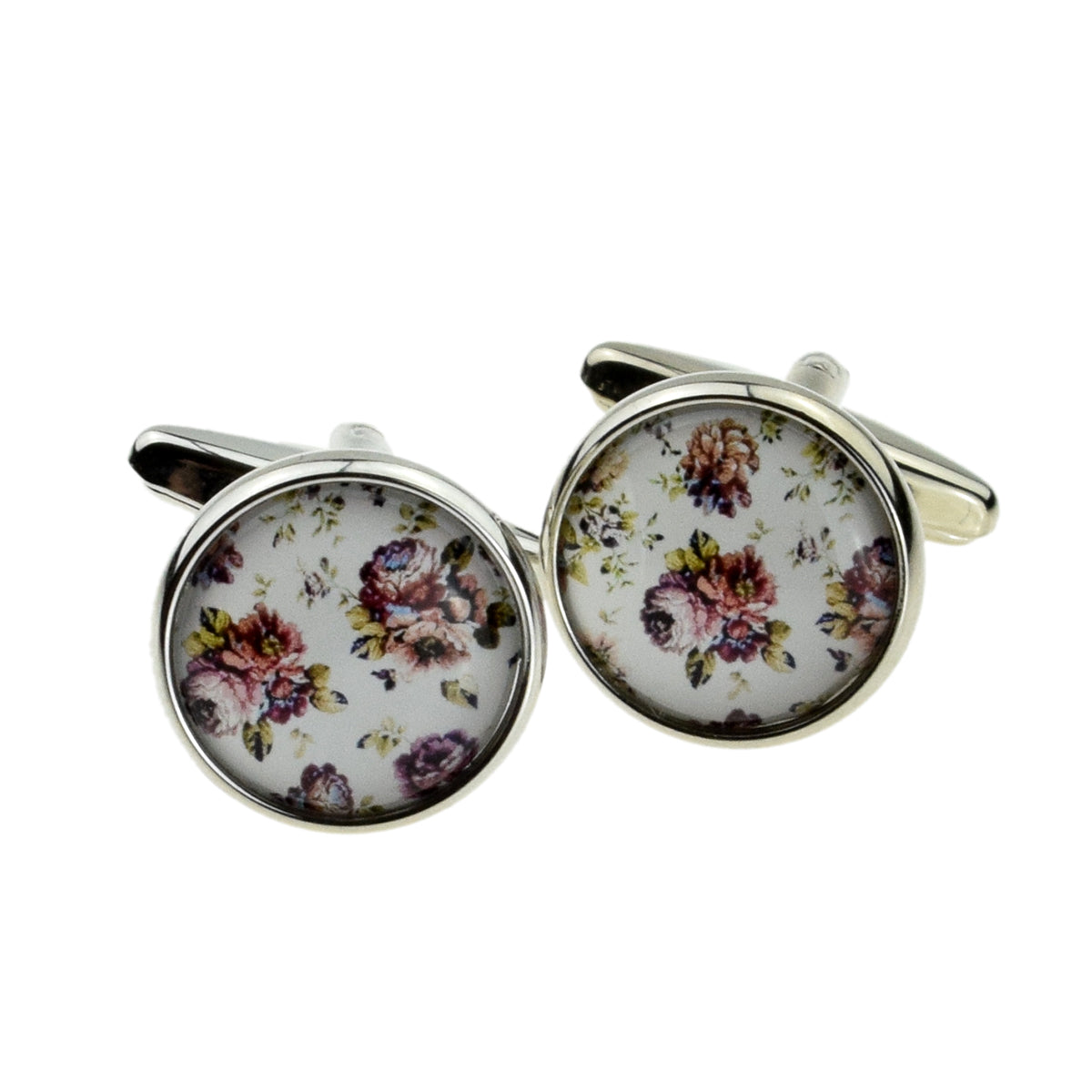 Floral Pattern Cufflinks | Ashton and Finch