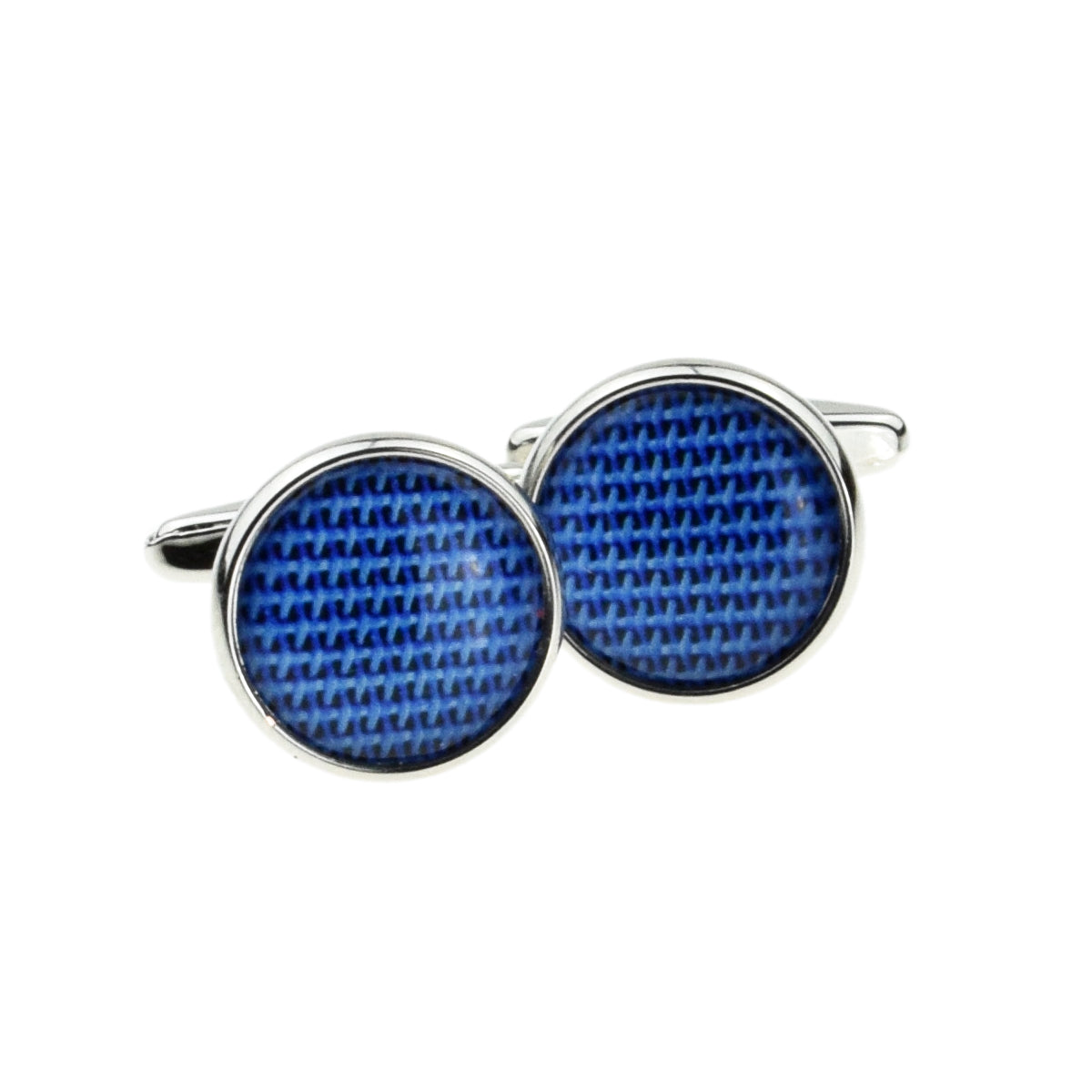 Stitched Pattern Style Cufflinks | Ashton and Finch