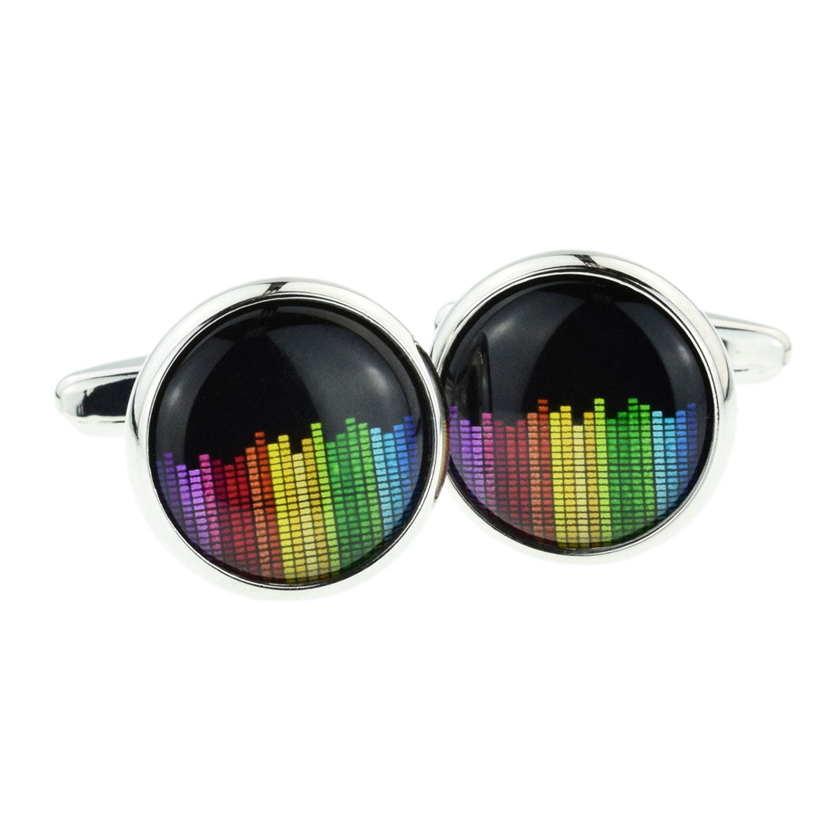 Cool Rainbow Love Meter Cufflinks | Ashton and Finch