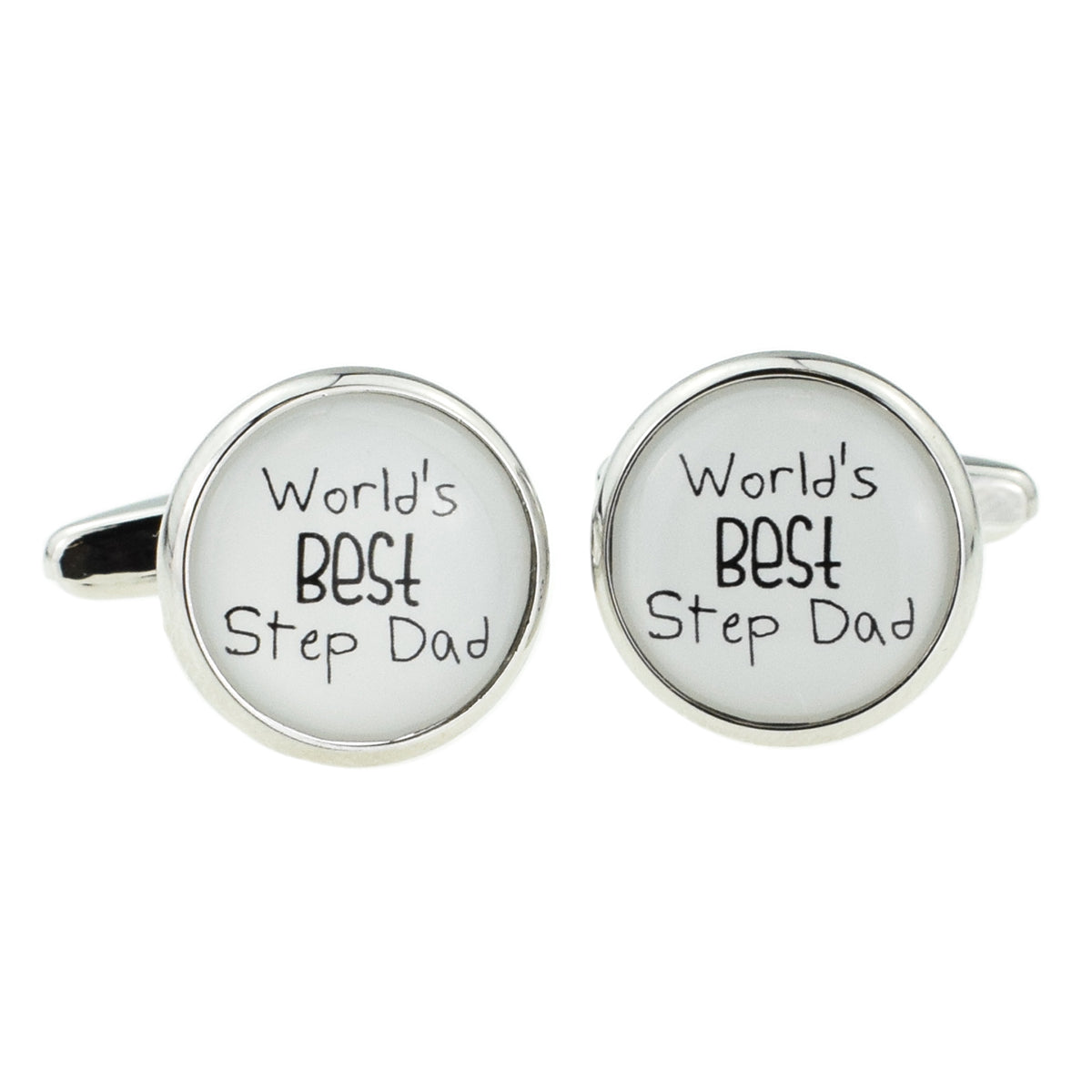 World's Best Stepdad Cufflinks | Ashton and Finch