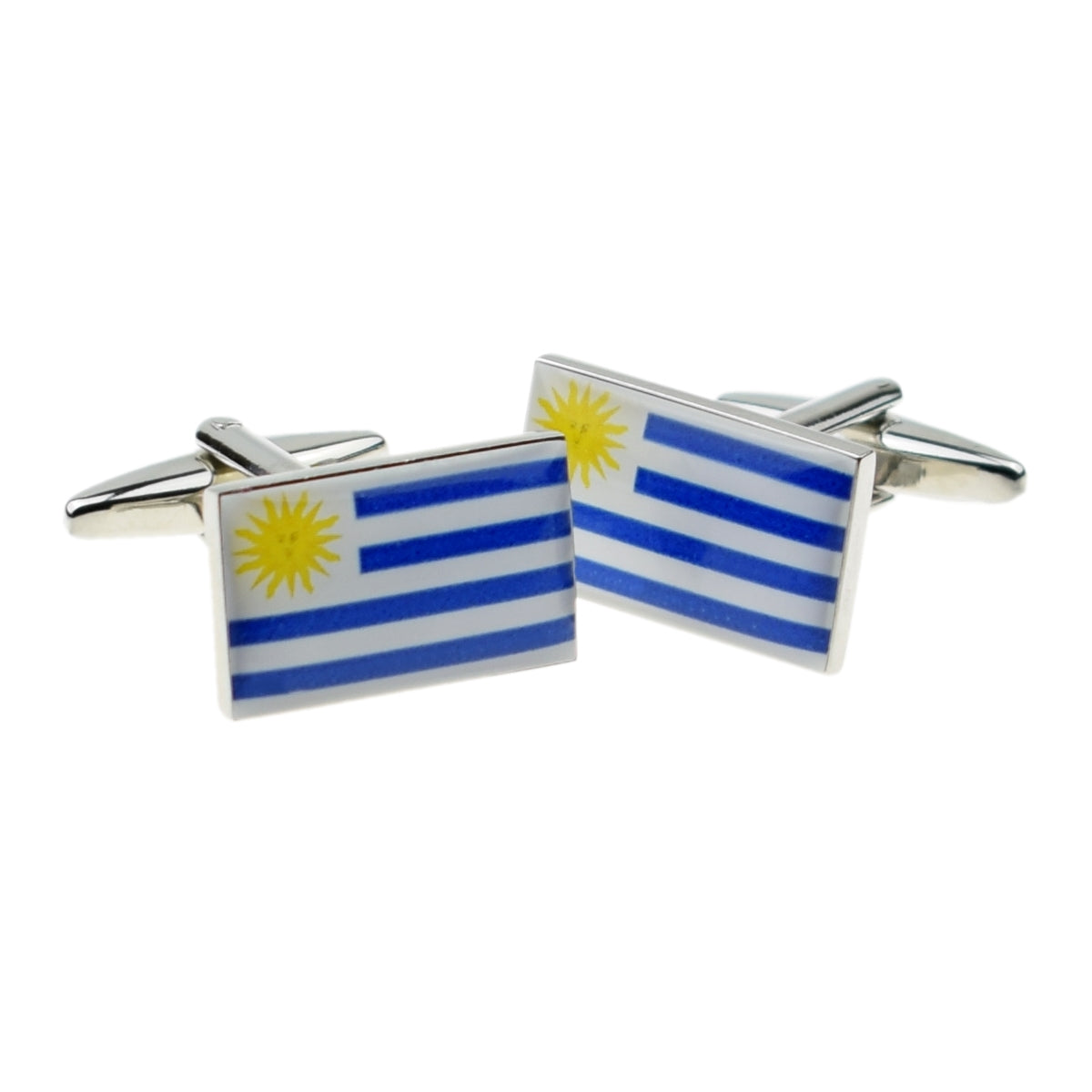Uruguay Flag Cufflinks | Ashton and Finch