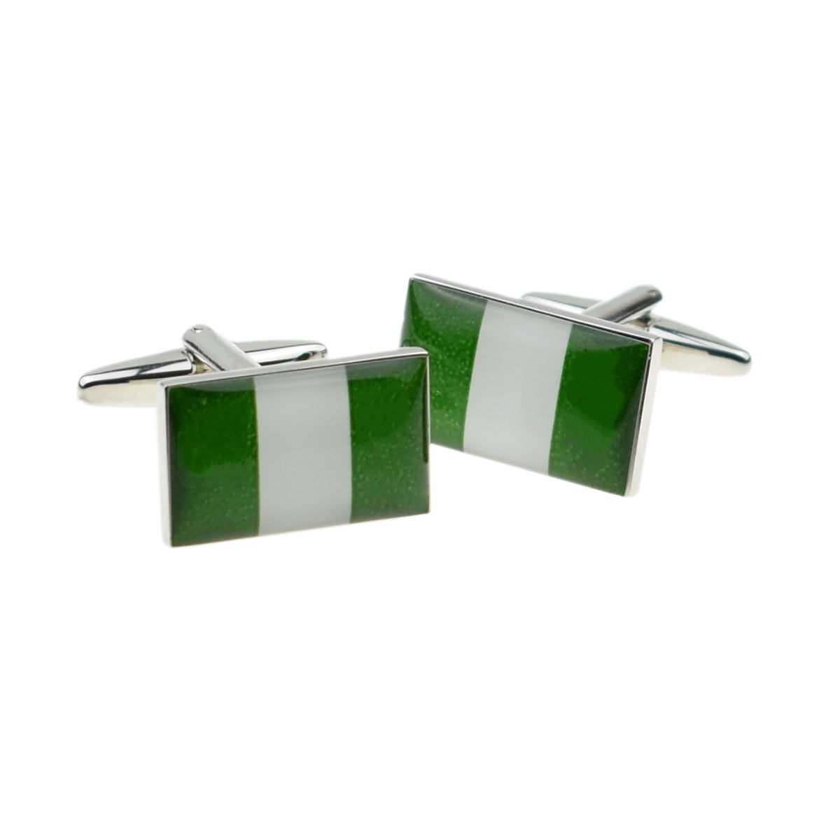 Nigeria Flag Cufflinks | Ashton and Finch