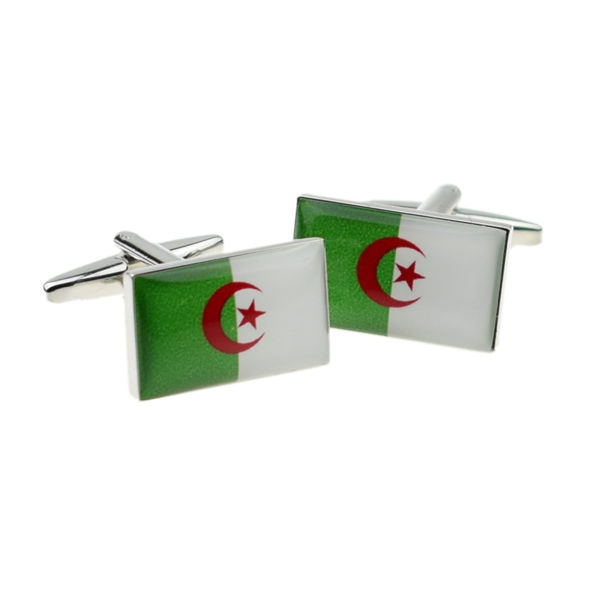 Algeria Flag Cufflinks | Ashton and Finch