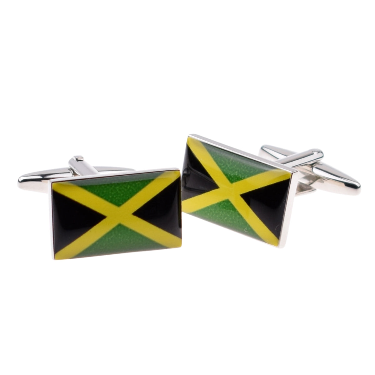 Jamaica Flag Cufflinks | Ashton and Finch