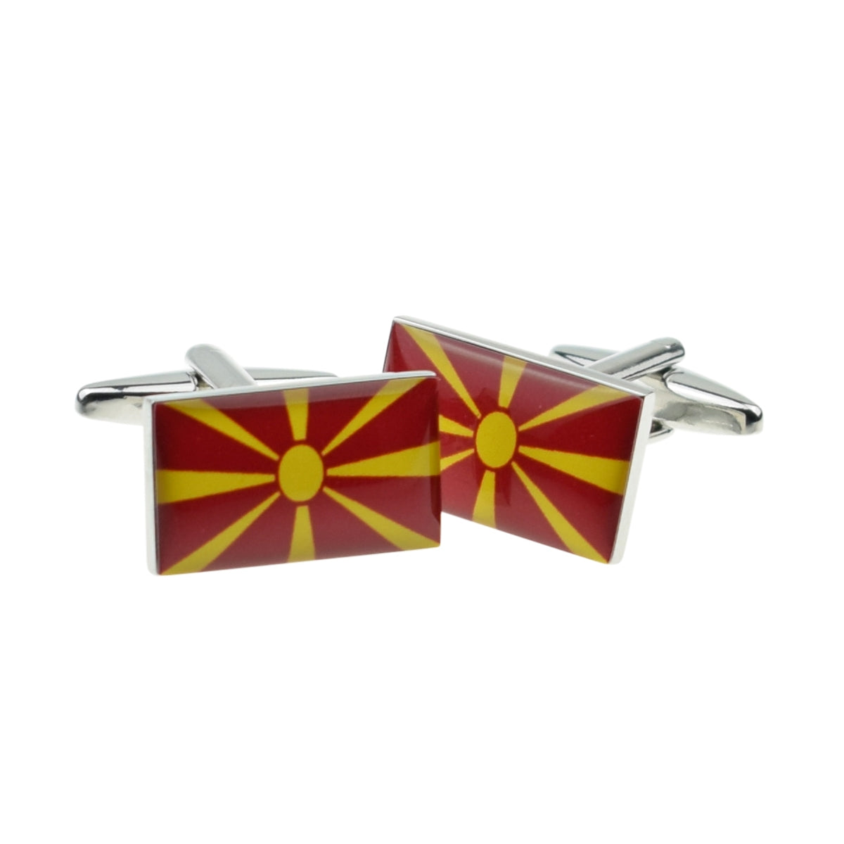Macedonia Flag Cufflinks | Ashton and Finch