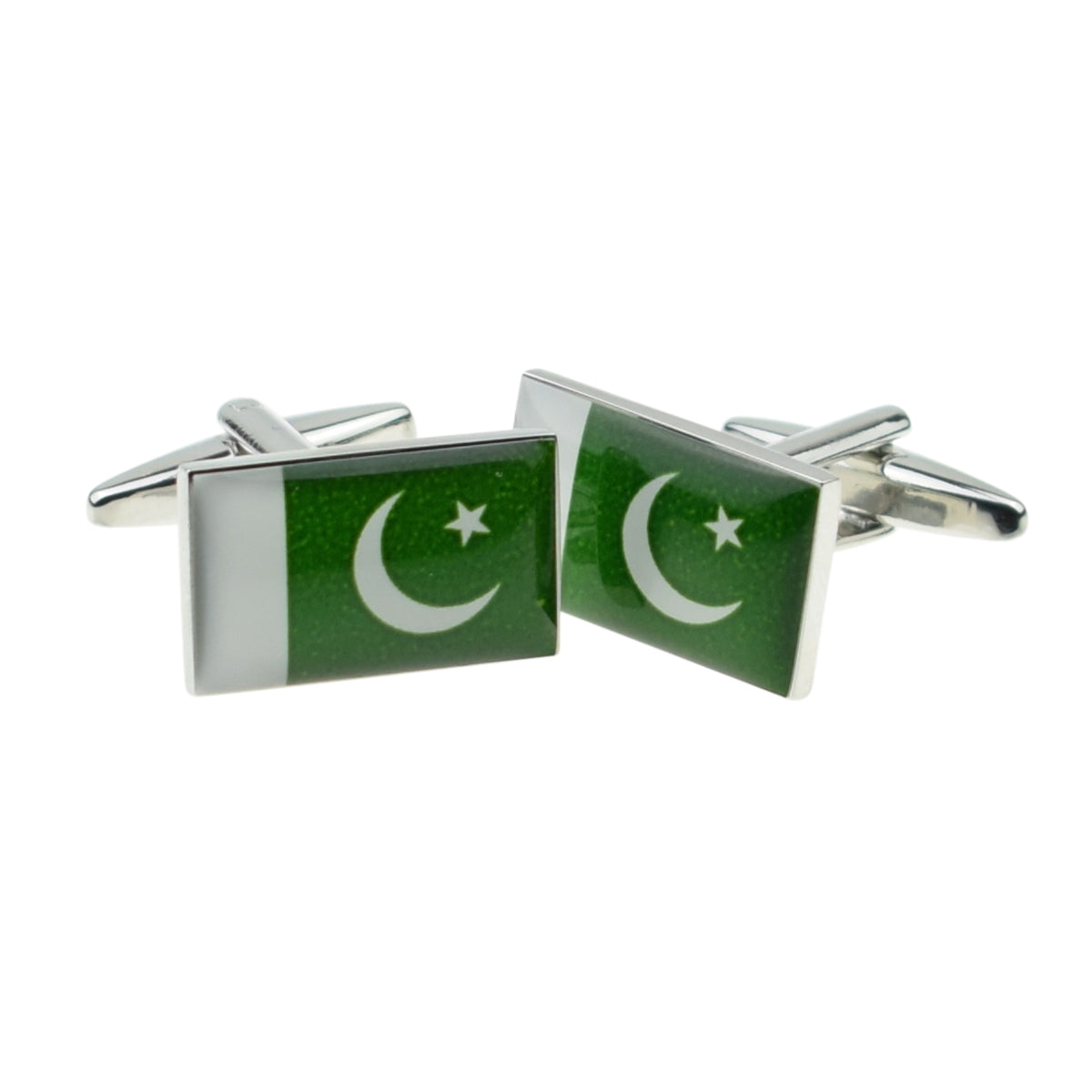 Pakistan Flag Cufflinks | Ashton and Finch