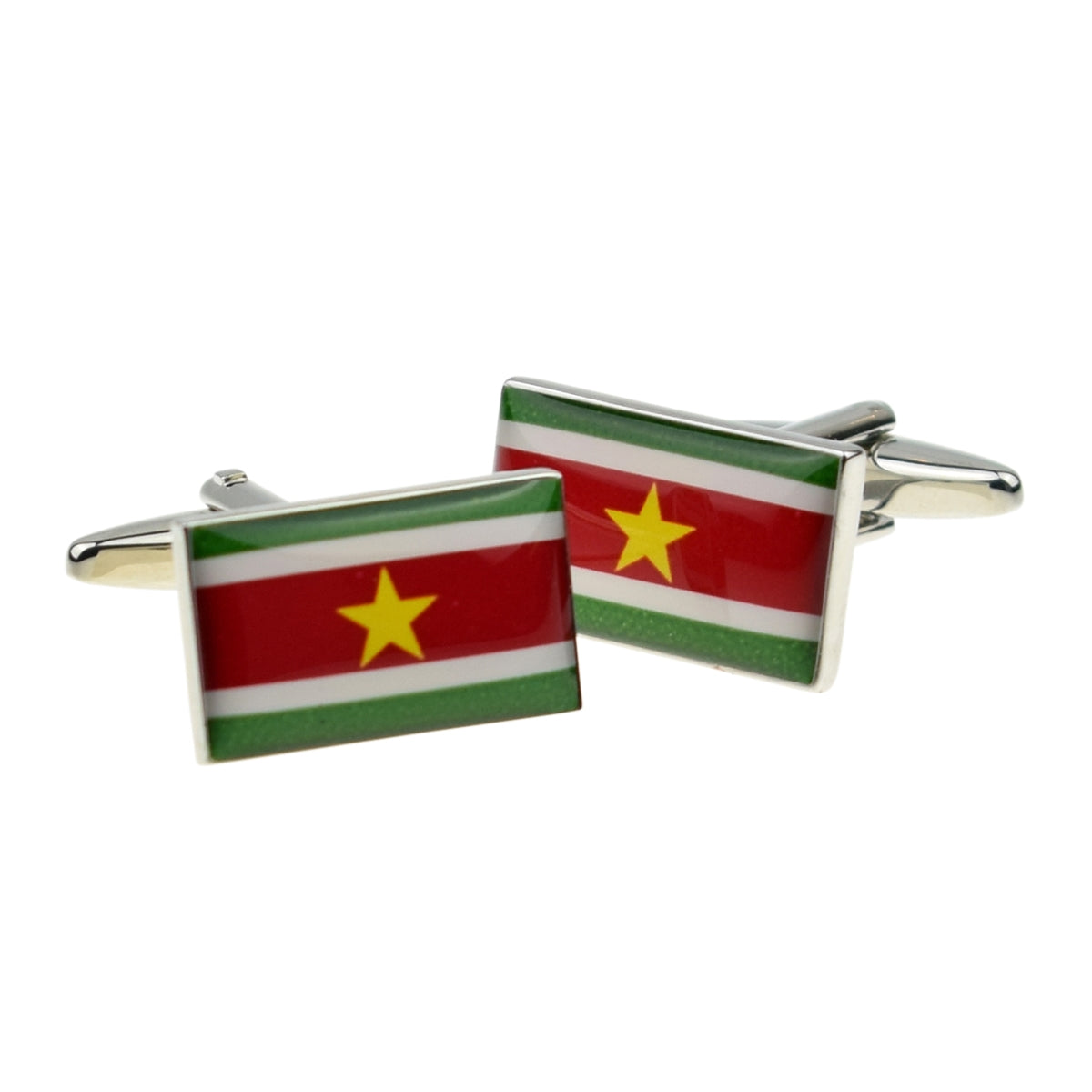 Suriname Flag Cufflinks | Ashton and Finch
