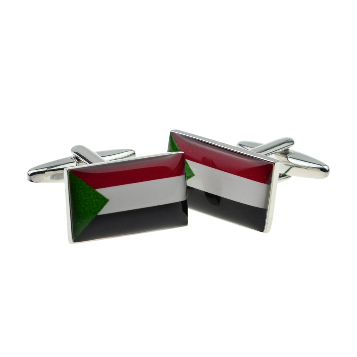 Sudan Flag Cufflinks | Ashton and Finch