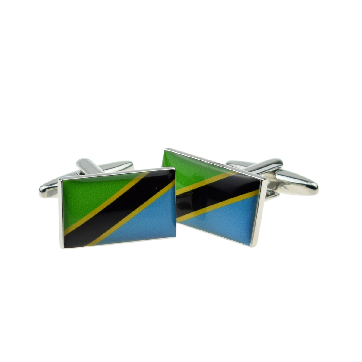 Tanzania Flag Cufflinks | Ashton and Finch