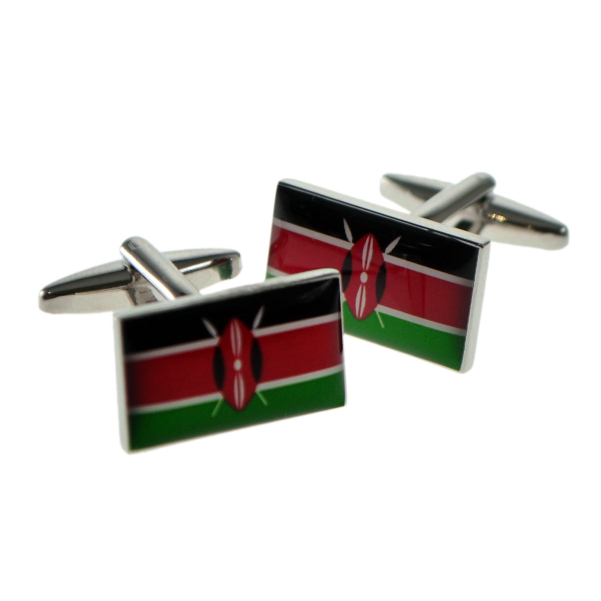 Kenya Flag Cufflinks | Ashton and Finch