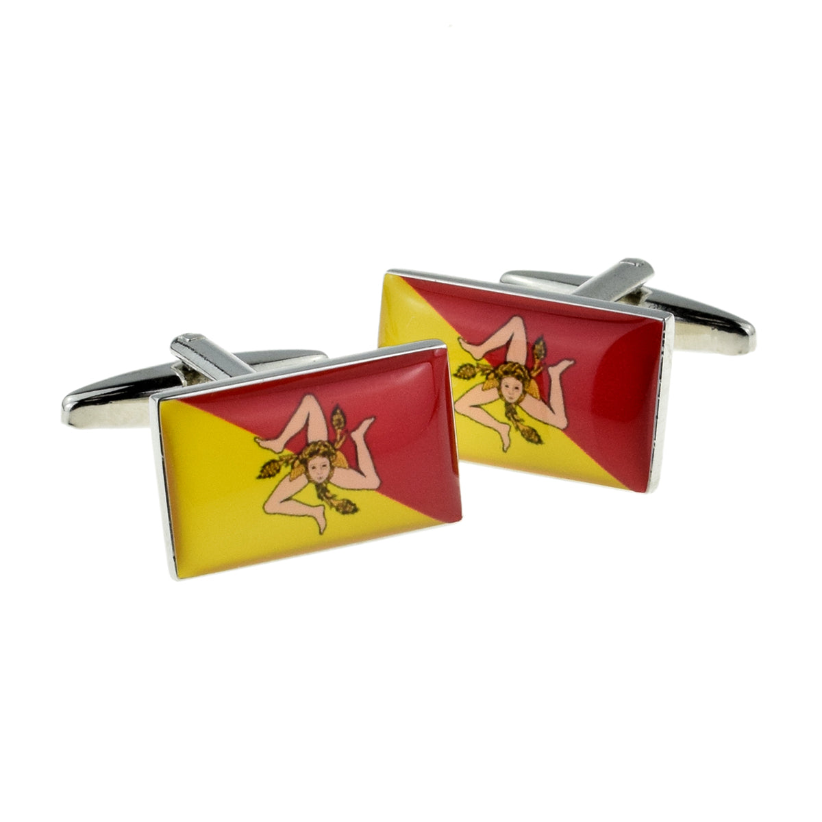 Sicily Flag Cufflinks | Ashton and Finch