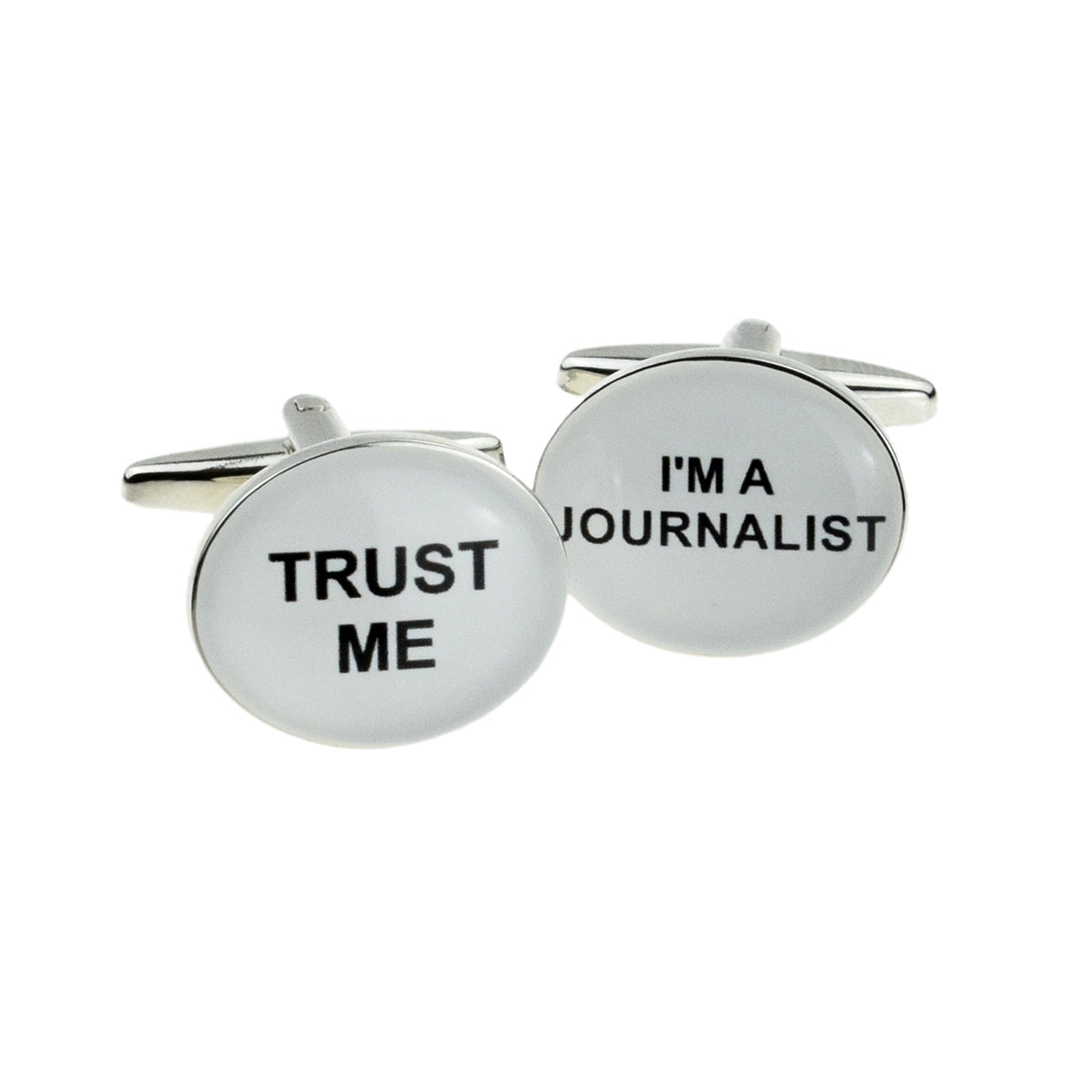 Trust me I am a Journalist Cufflinks | Ashton and Finch