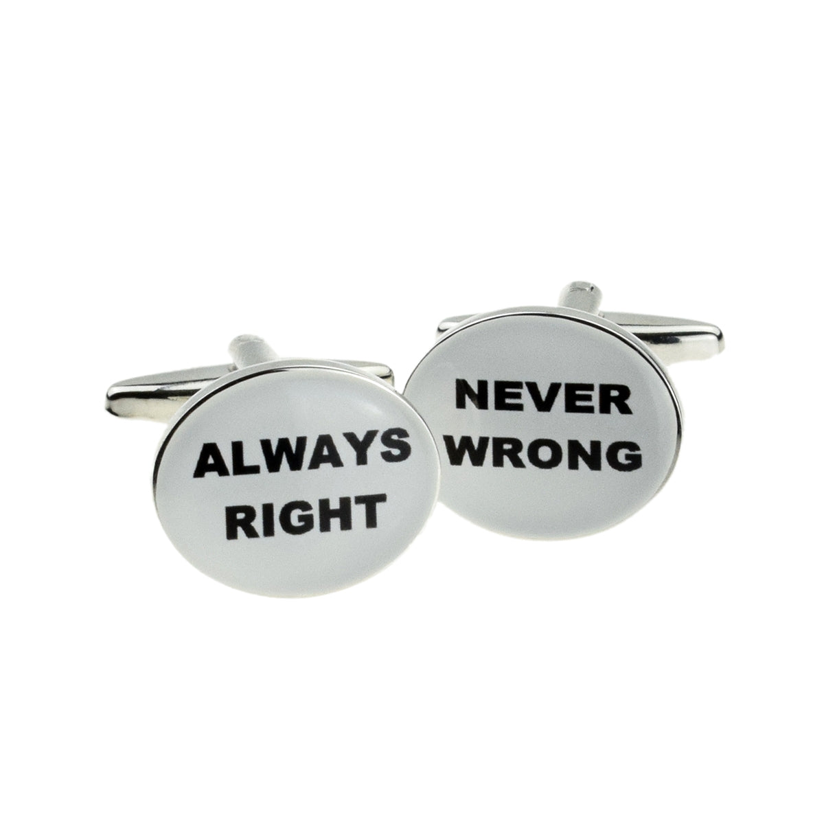 Always Right Never Wrong Cufflinks | Ashton and Finch