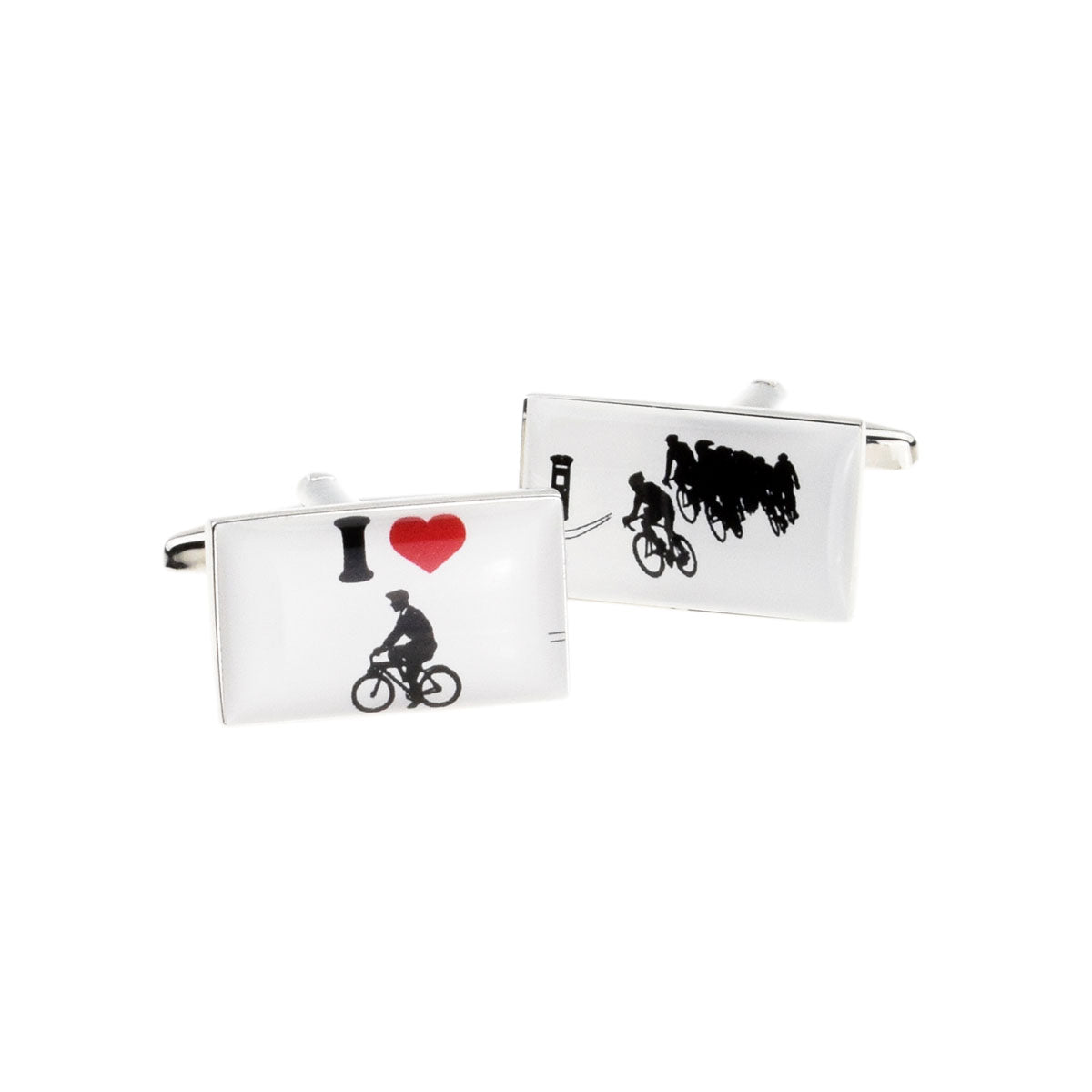 I Love Cycling Cufflinks | Ashton and Finch