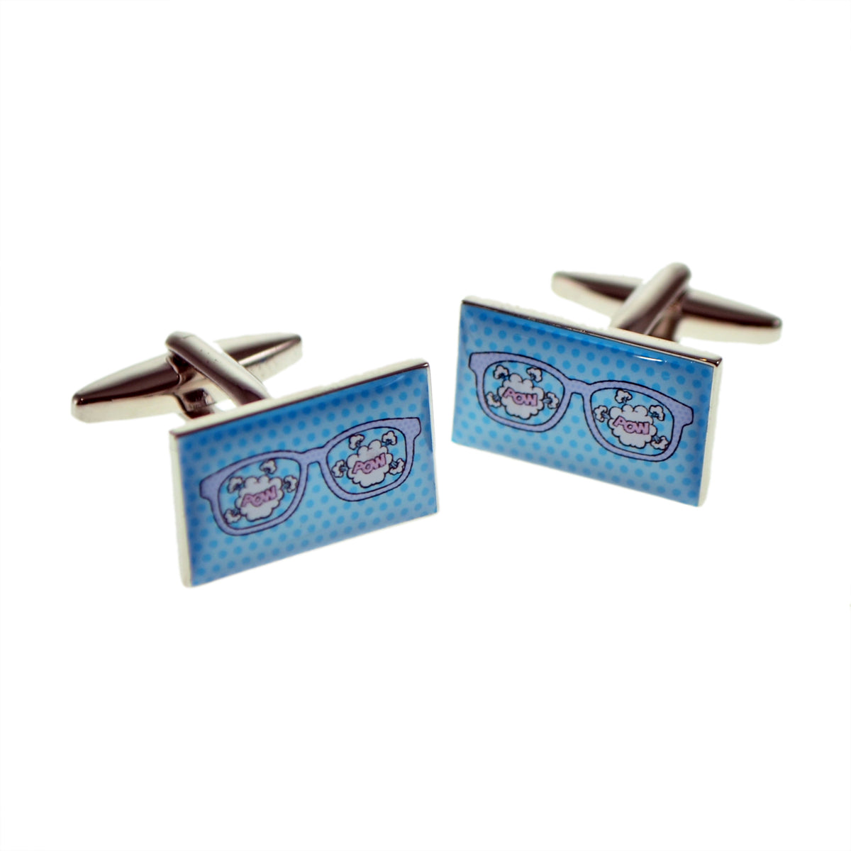 Pow Glasses Funky Retro Cufflinks | Ashton and Finch