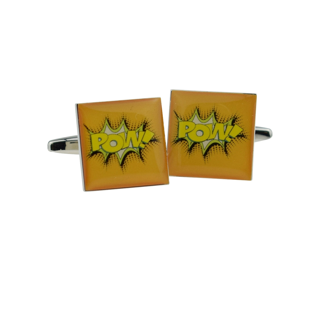 POW Comic Cartoon Style Cufflinks | Ashton and Finch
