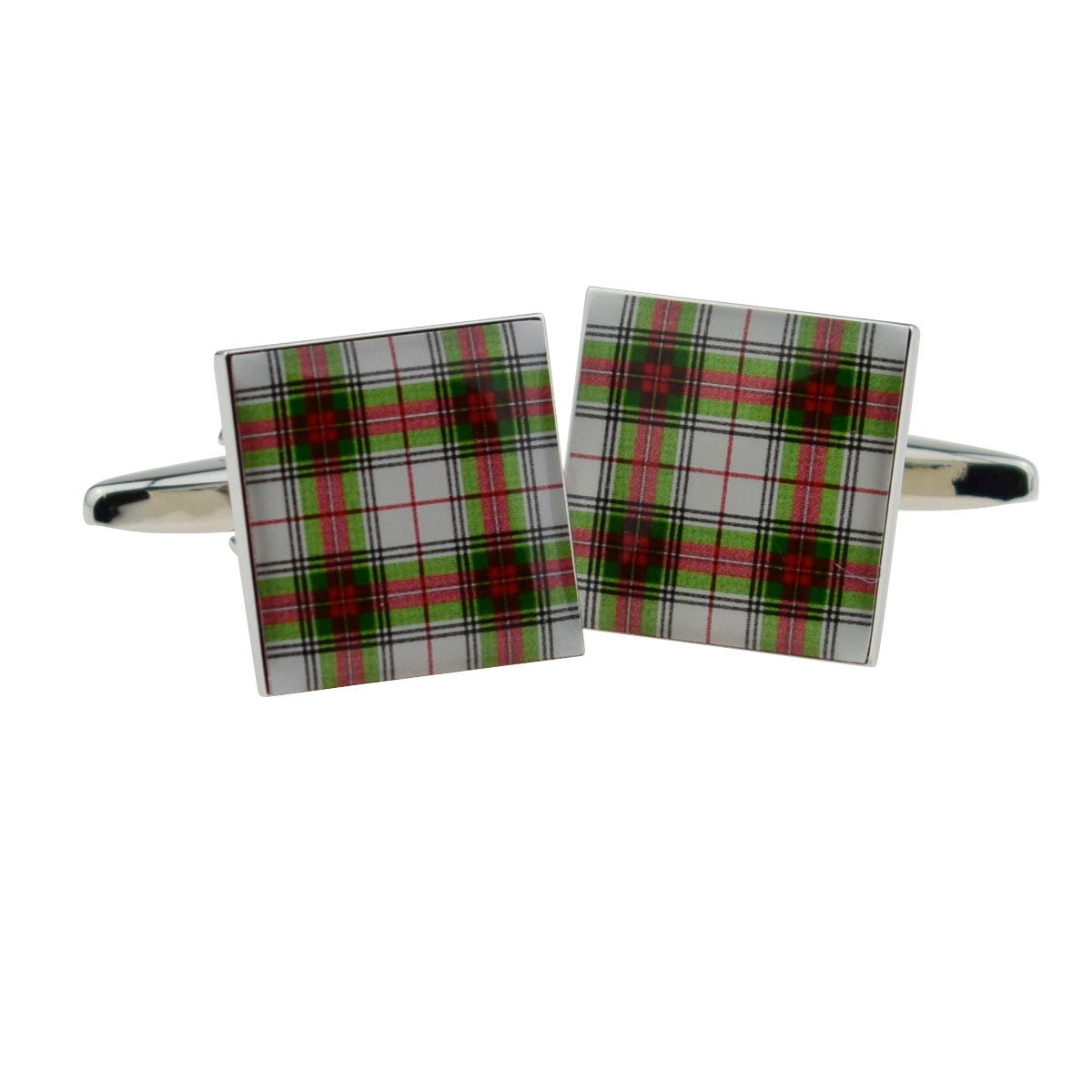Scottish Stewart Tartan Cufflinks | Ashton and Finch